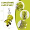 Wrapables Cute Plush Keychain Pendant Charm for Bag, Dinosaur
